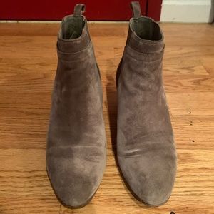 Vince grey suede boots